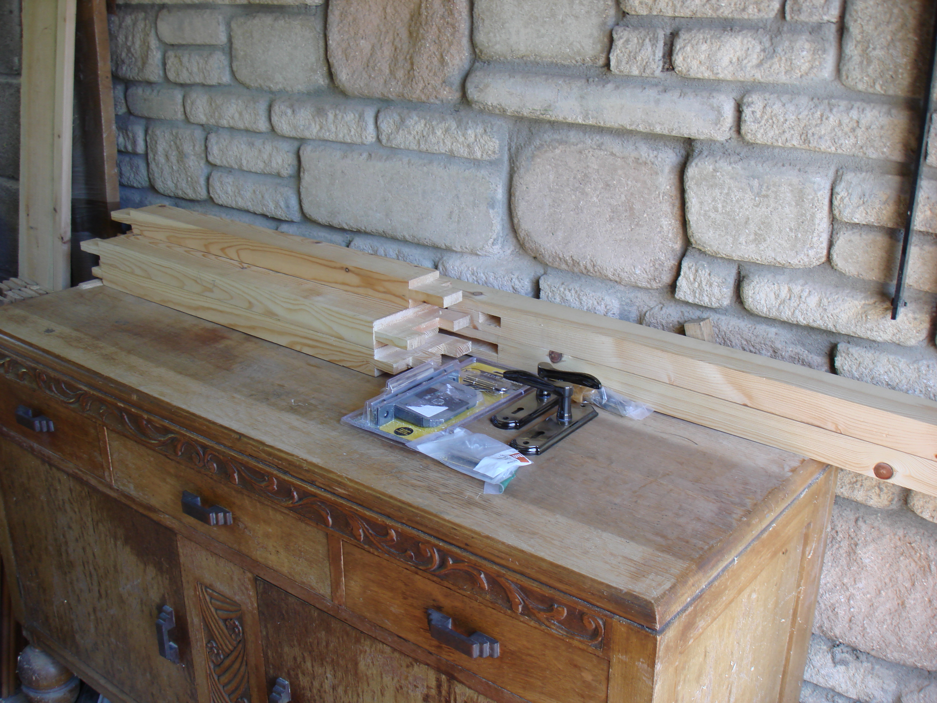 Progress: Shop Back Door