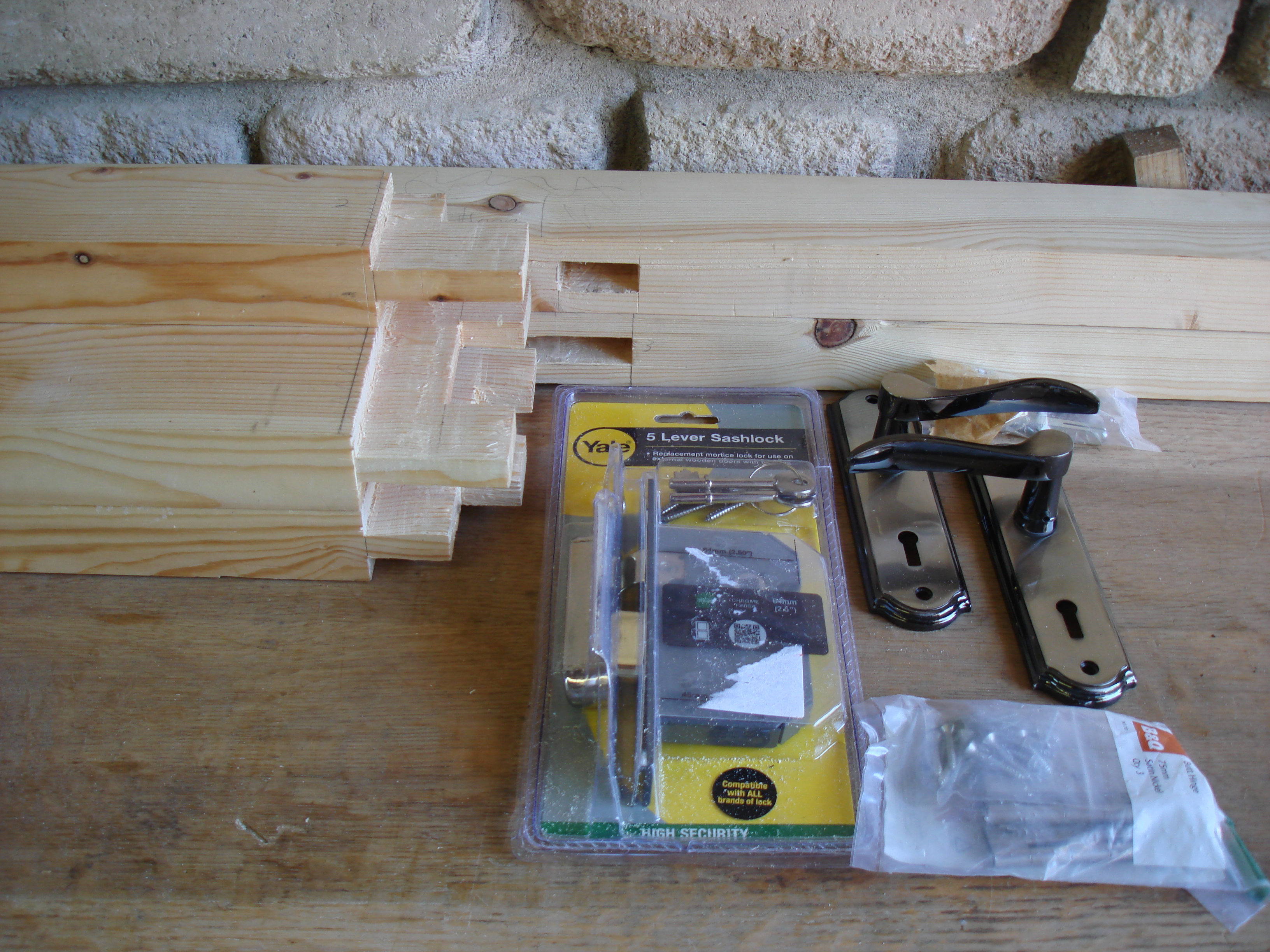 Progress: Shop Back Door