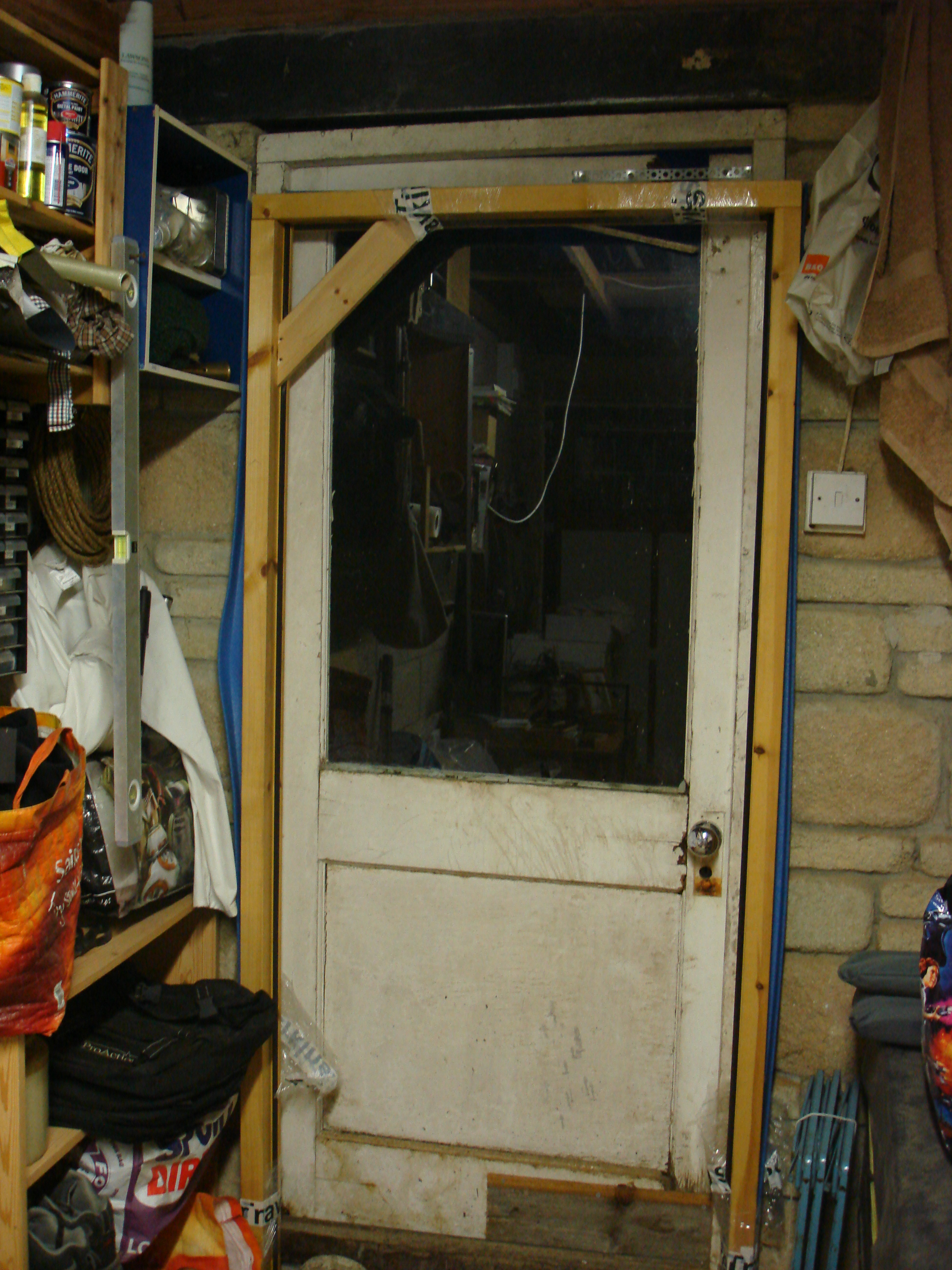 Progress: Shop Back Door