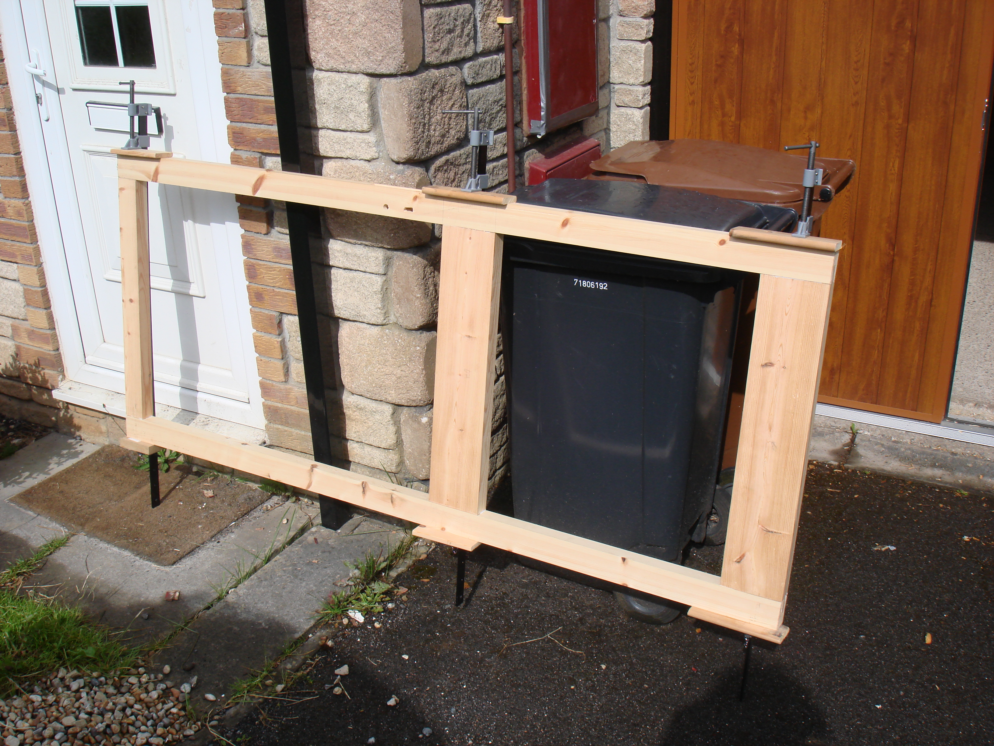 Progress: Shop Back Door