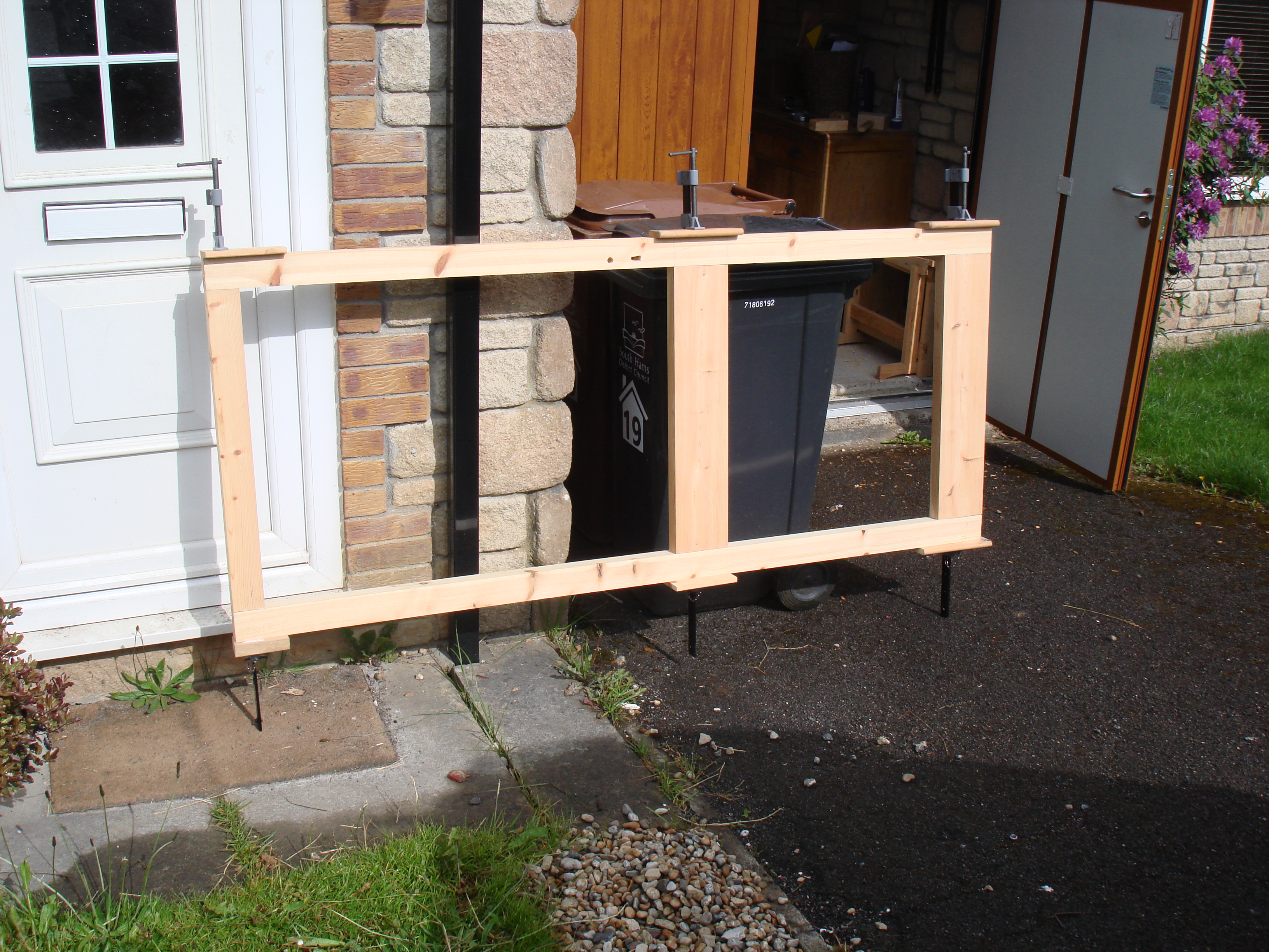 Progress: Shop Back Door