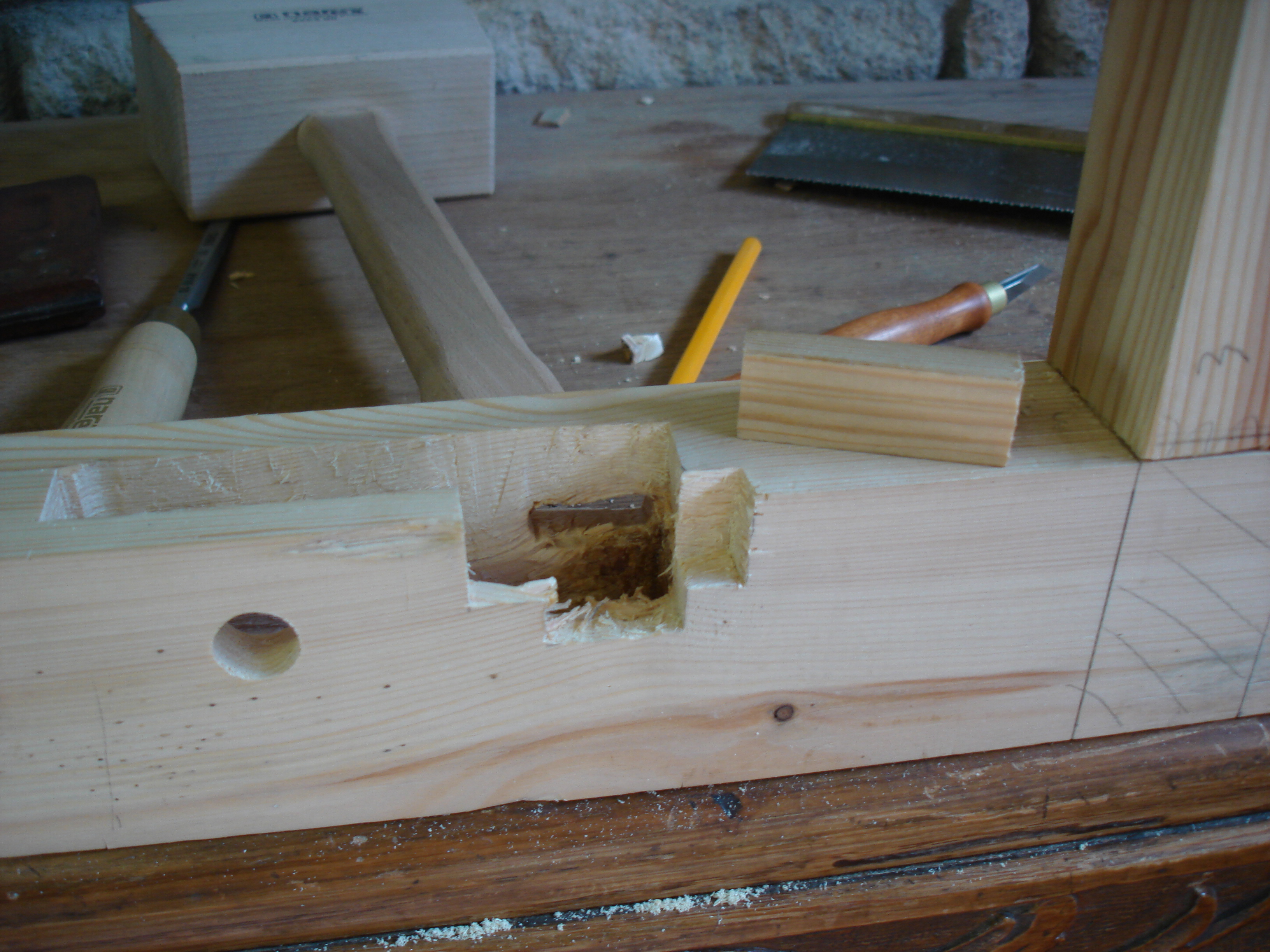Progress: Shop Back Door
