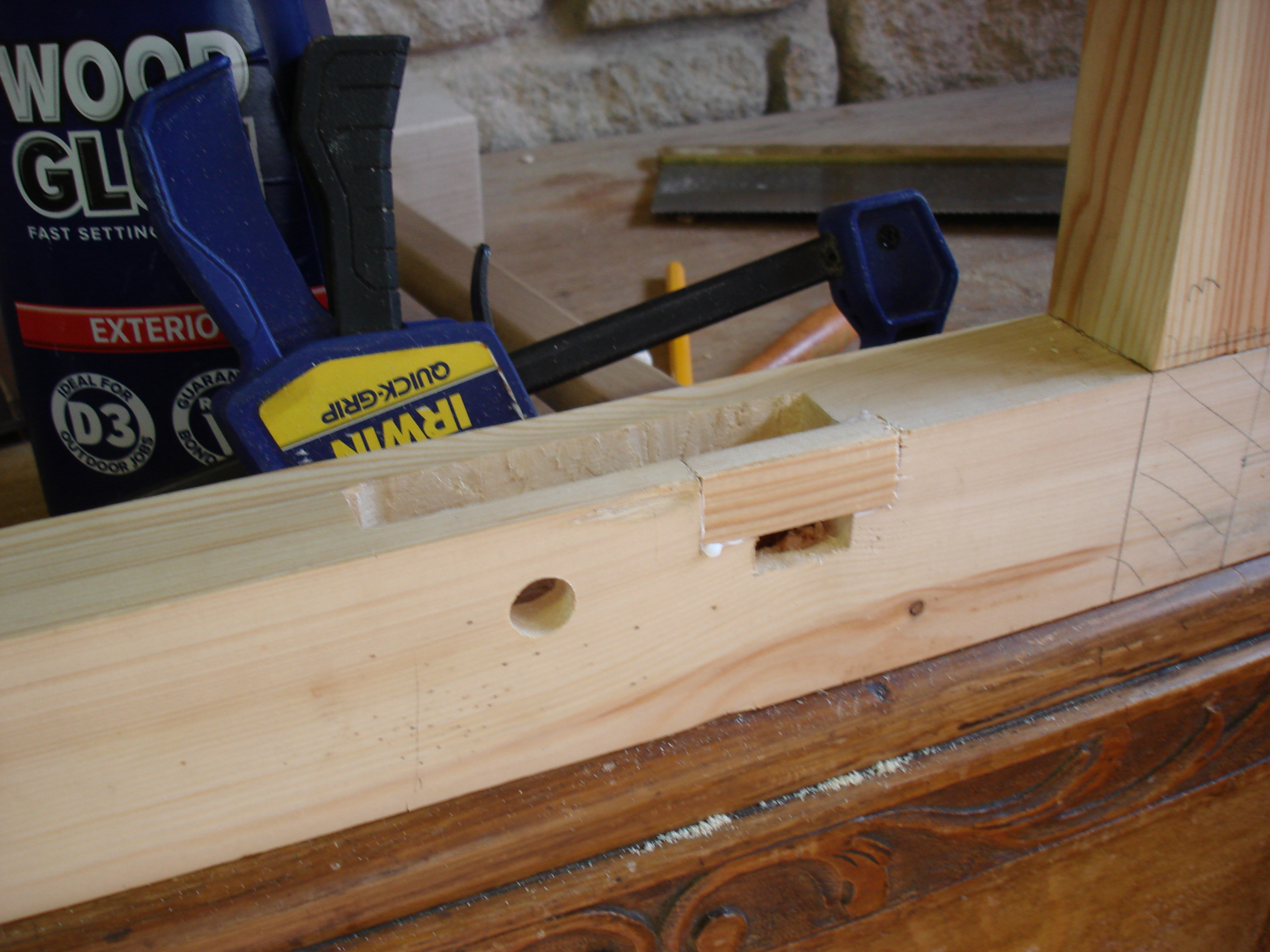 Progress: Shop Back Door