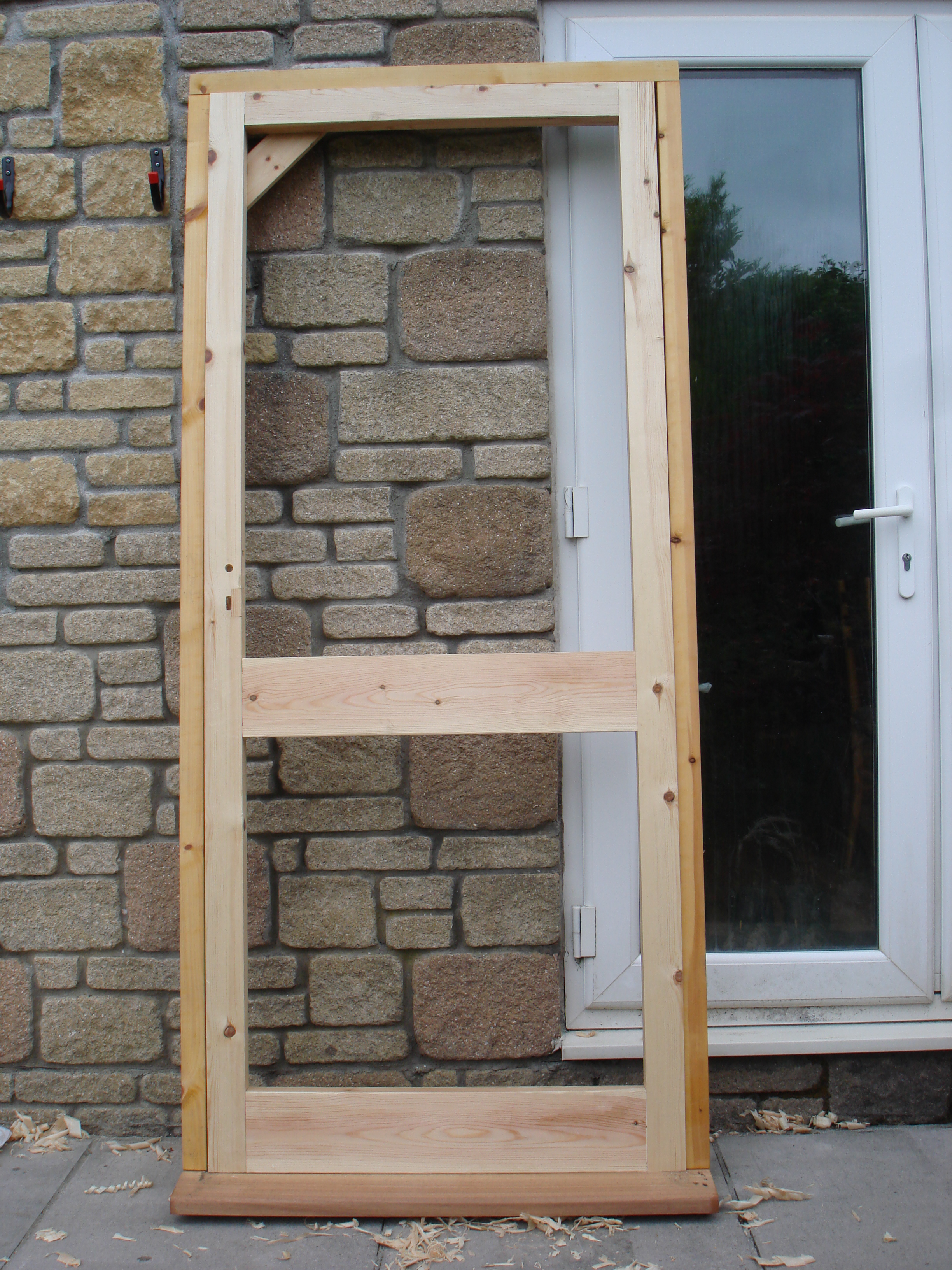 Progress: Shop Back Door