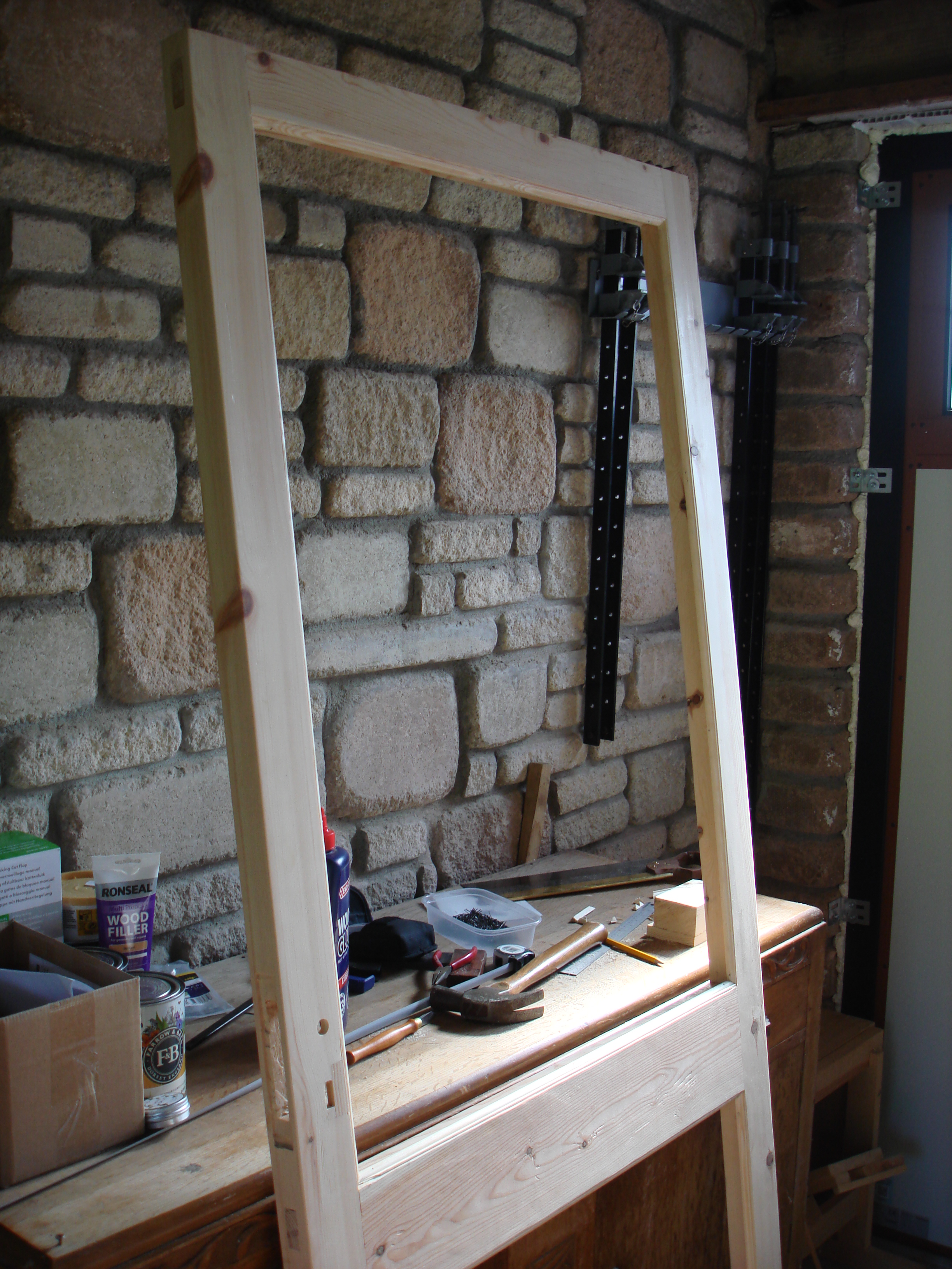 Progress: Shop Back Door