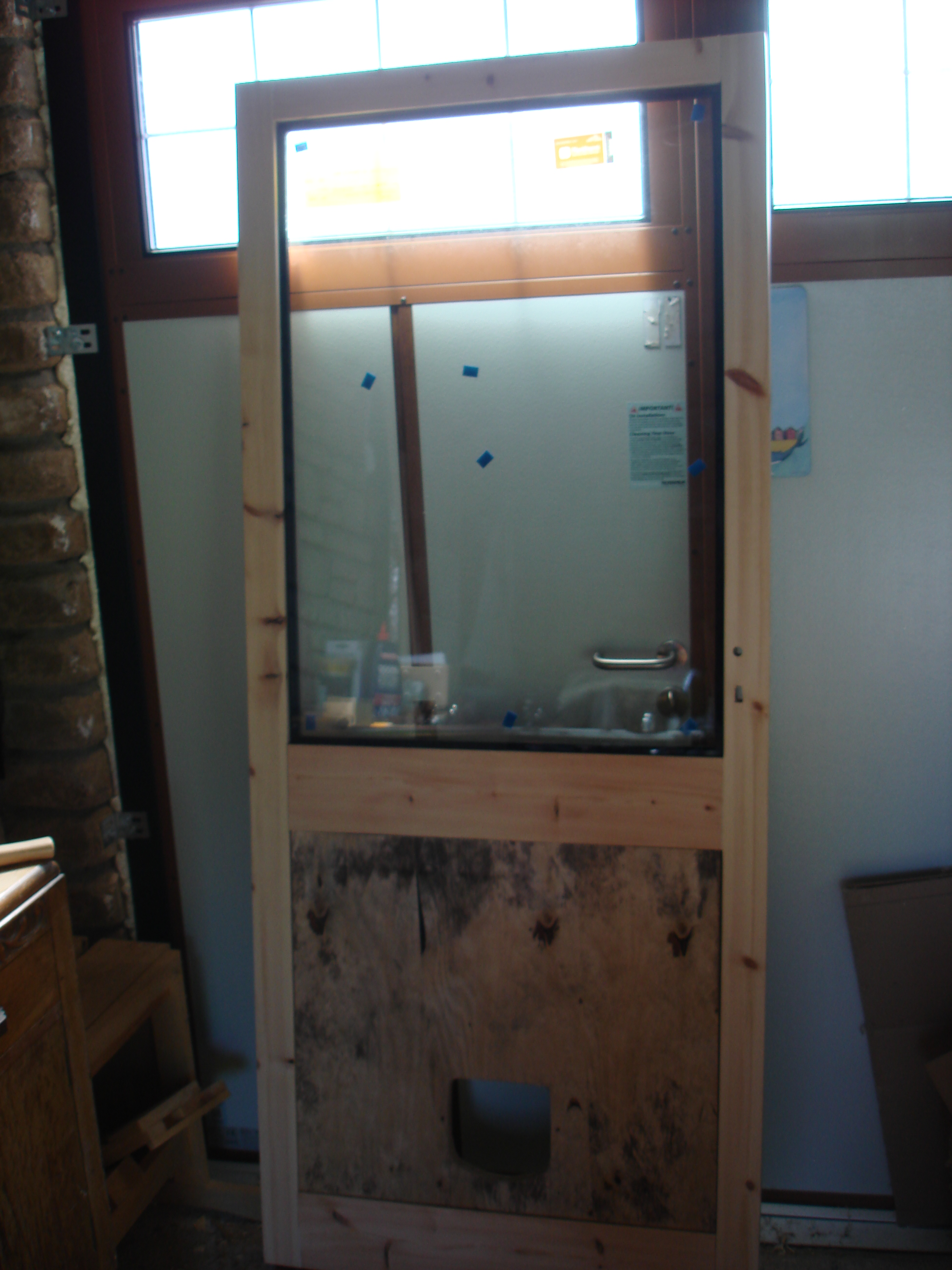 Progress: Shop Back Door