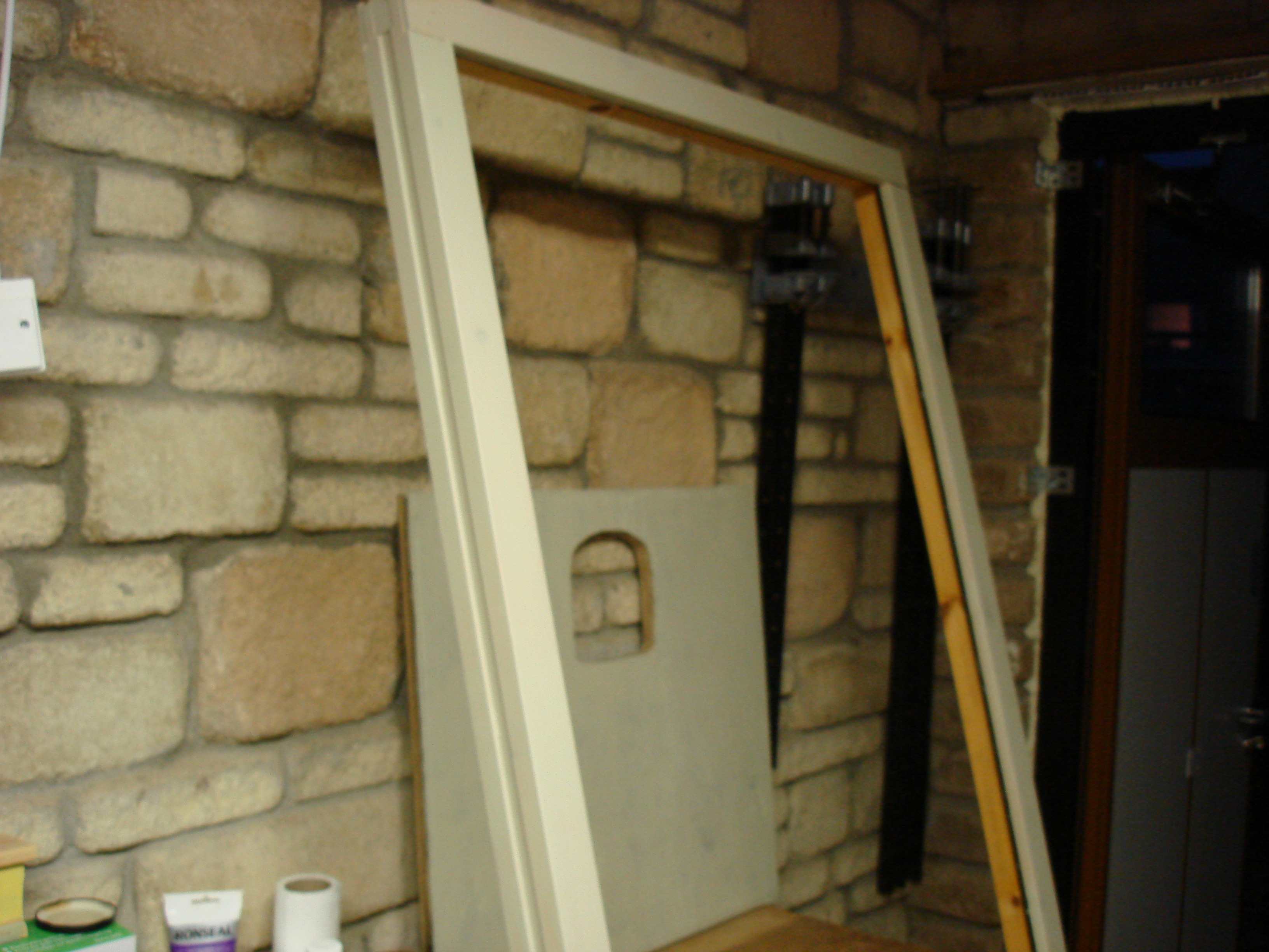 Progress: Shop Back Door