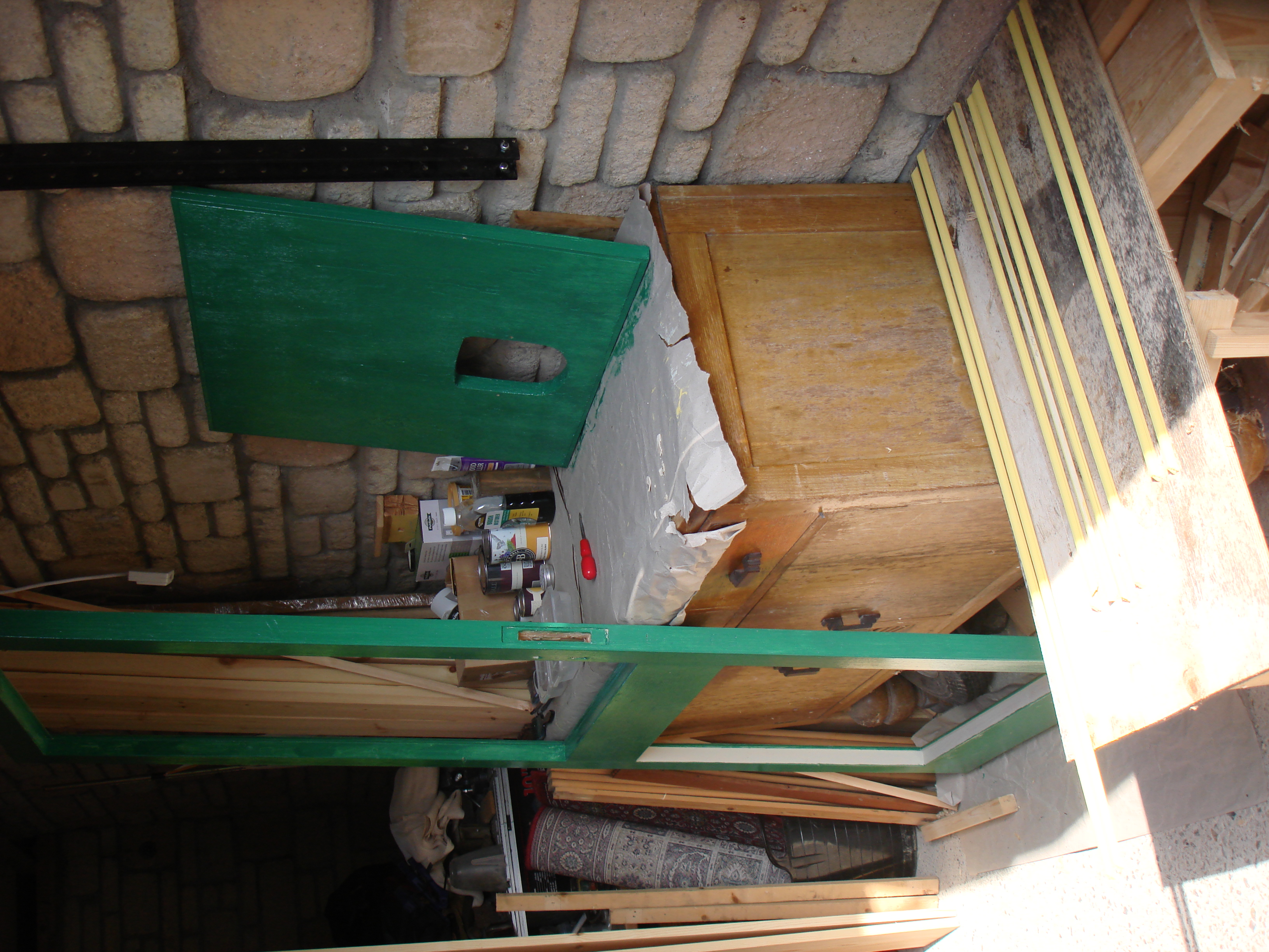 Progress: Shop Back Door