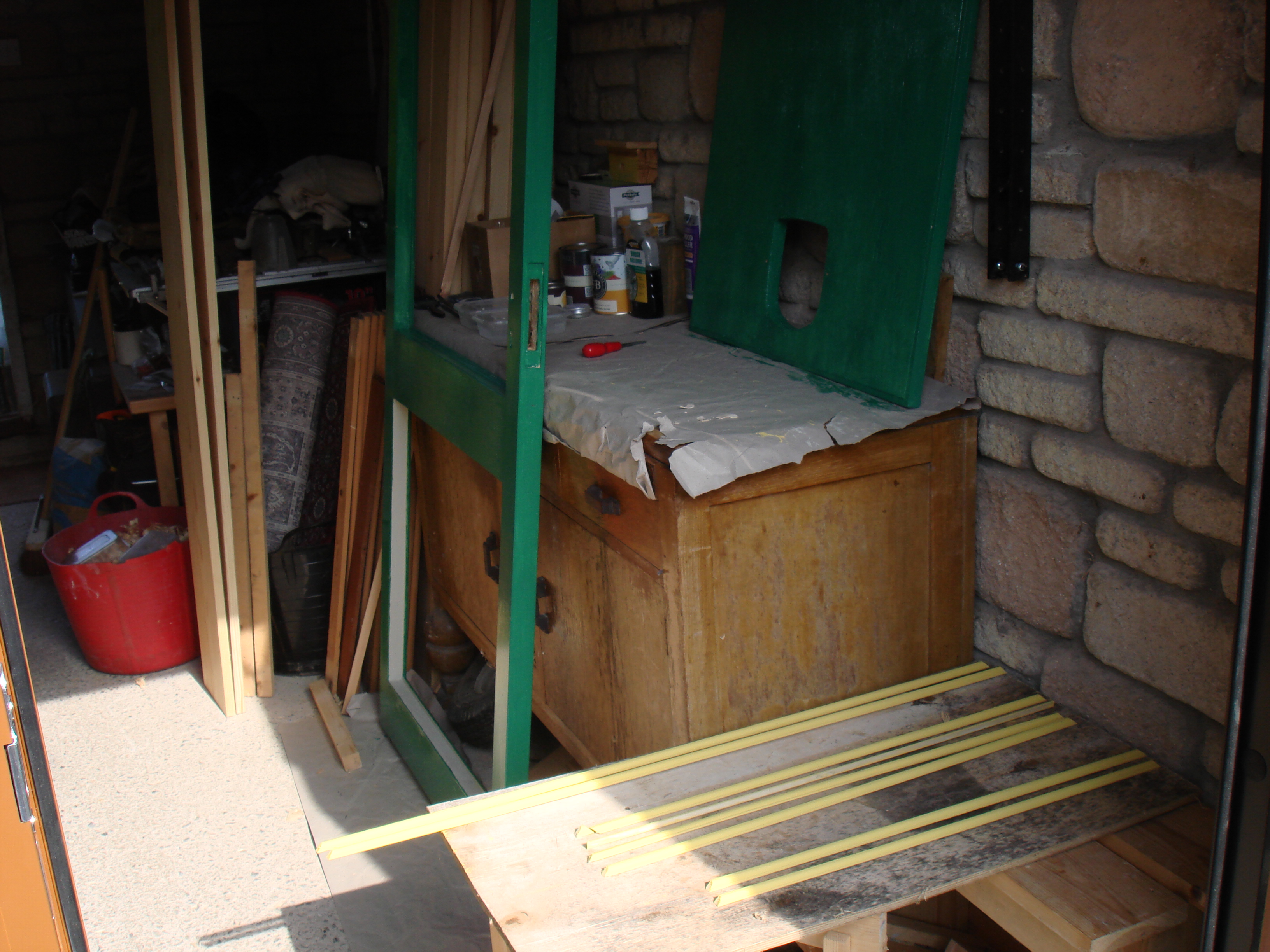 Progress: Shop Back Door