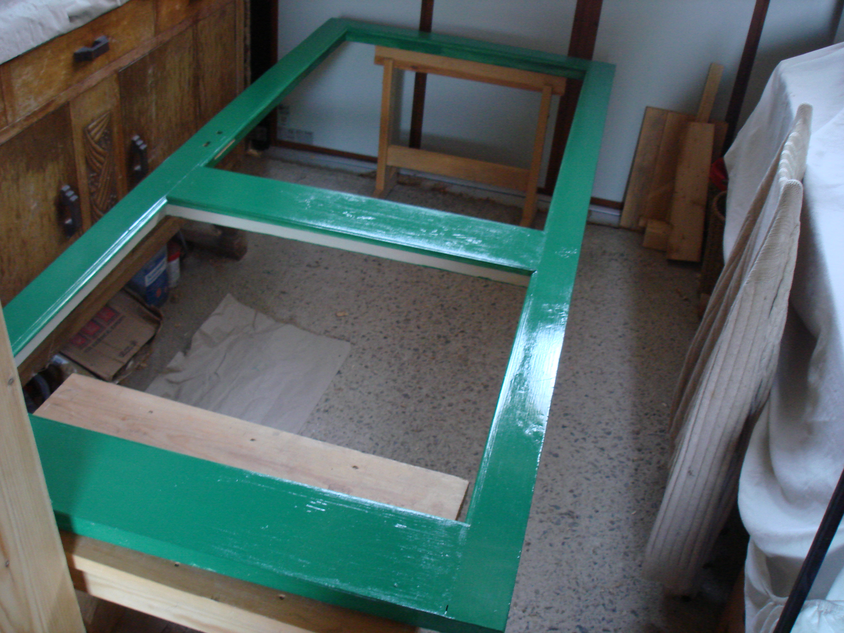 Progress: Shop Back Door