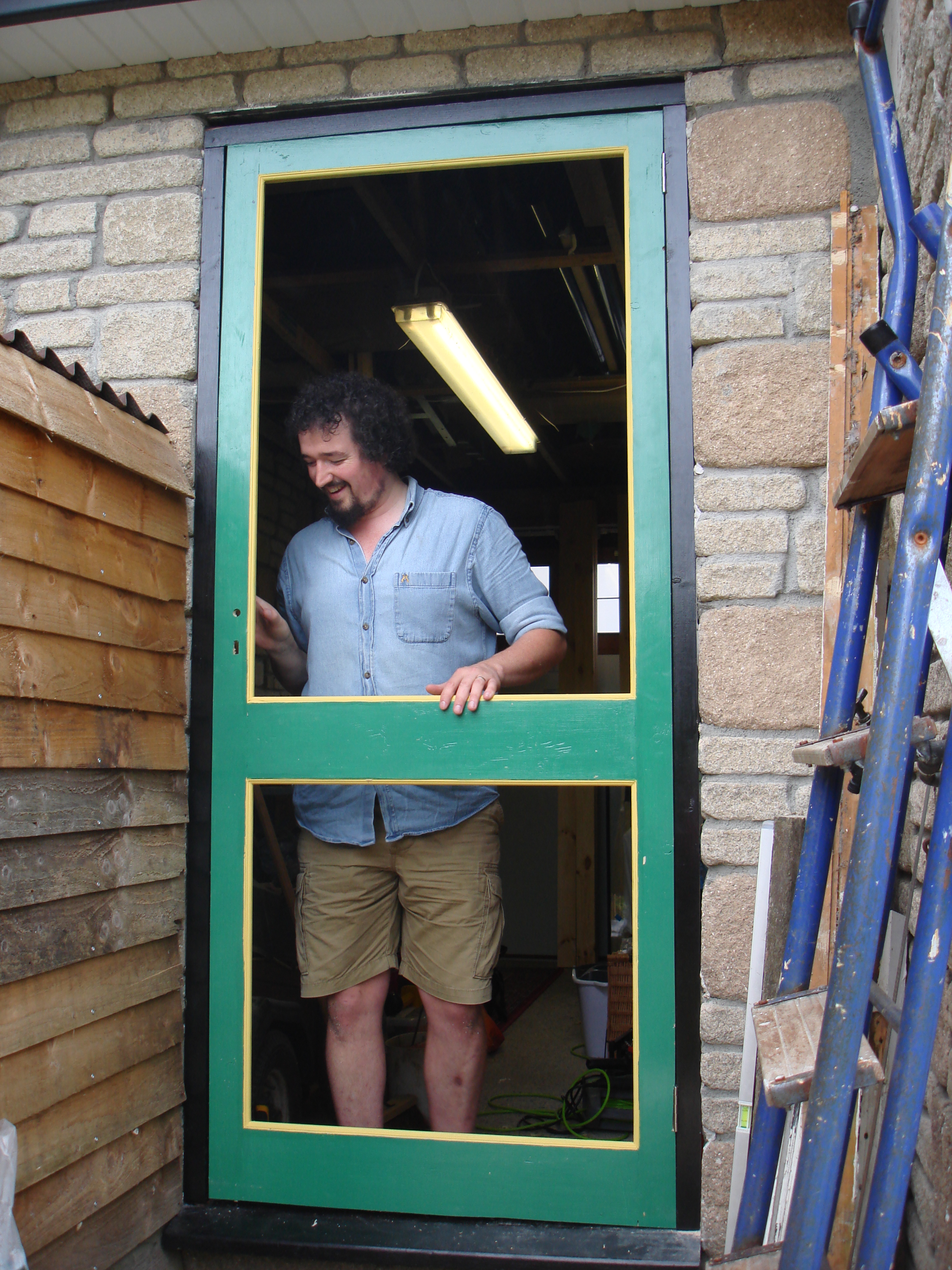 Progress: Shop Back Door
