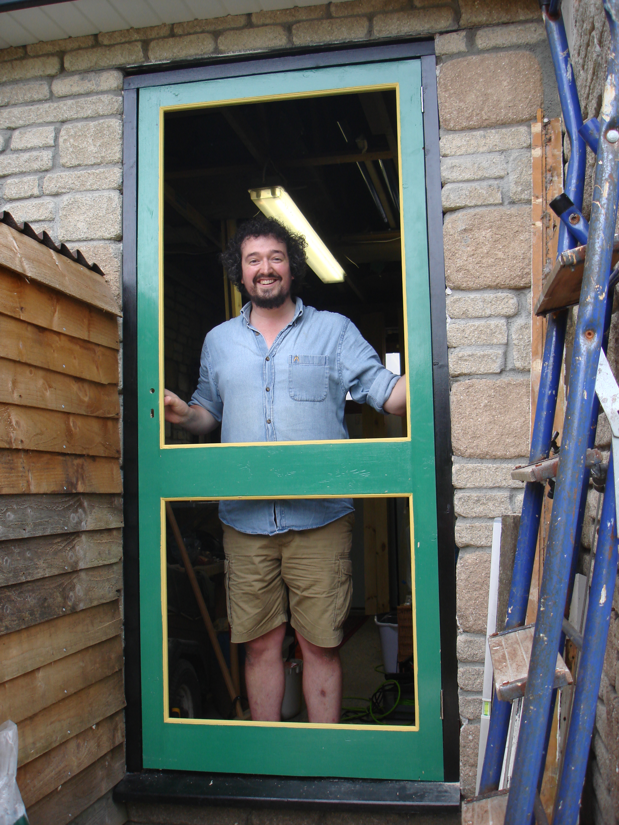 Progress: Shop Back Door