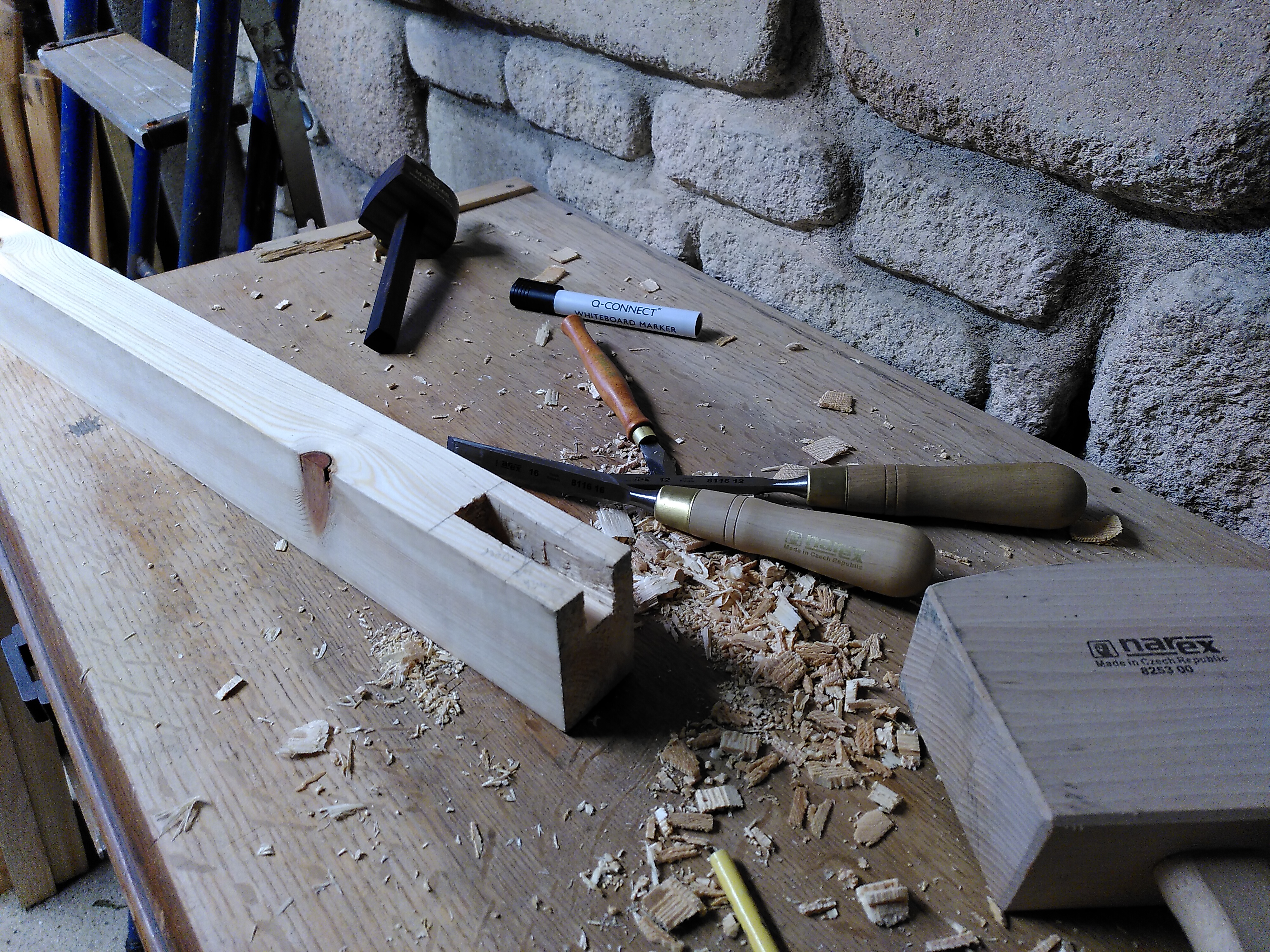 Progress: Shop Back Door