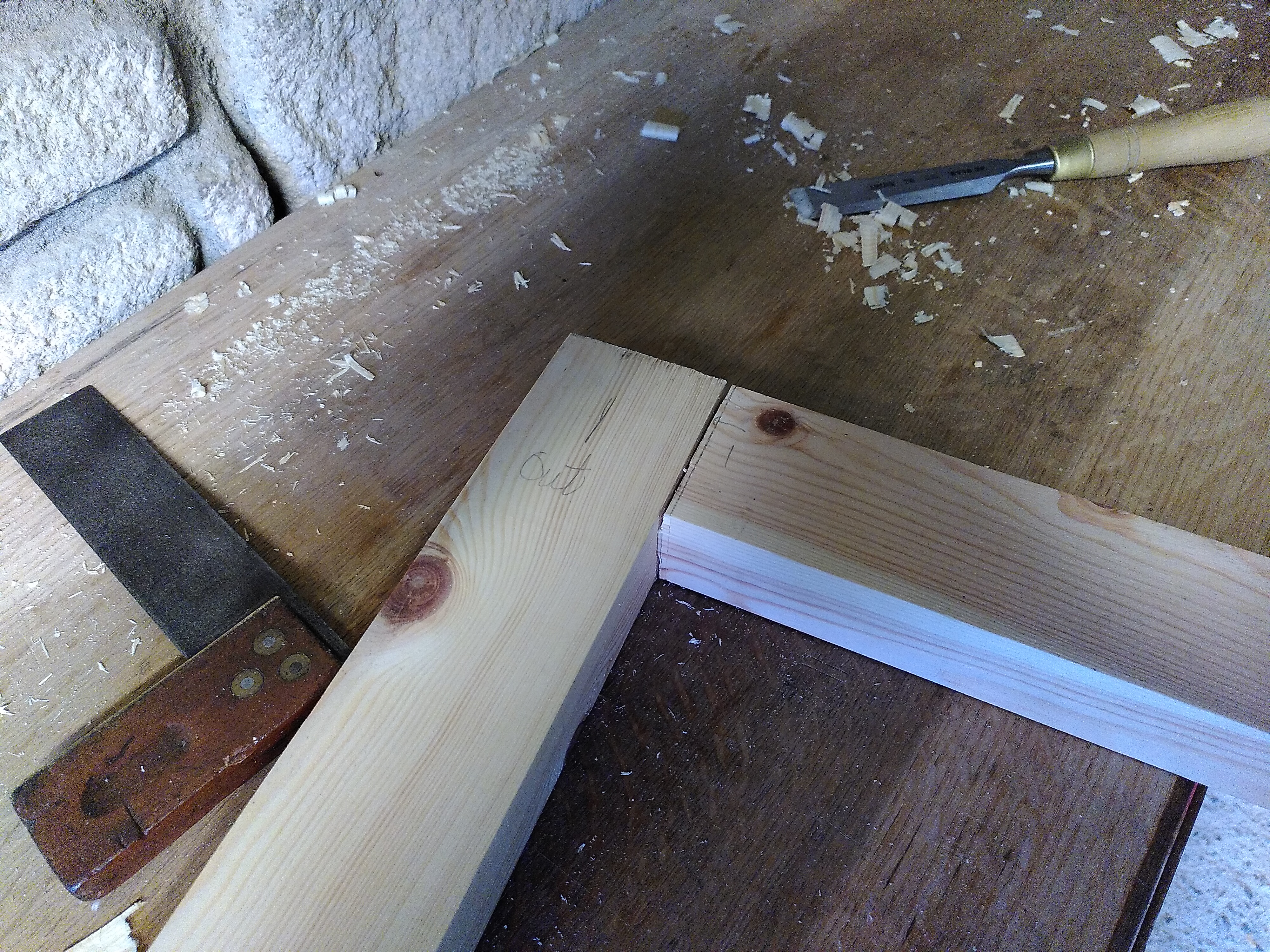 Progress: Shop Back Door