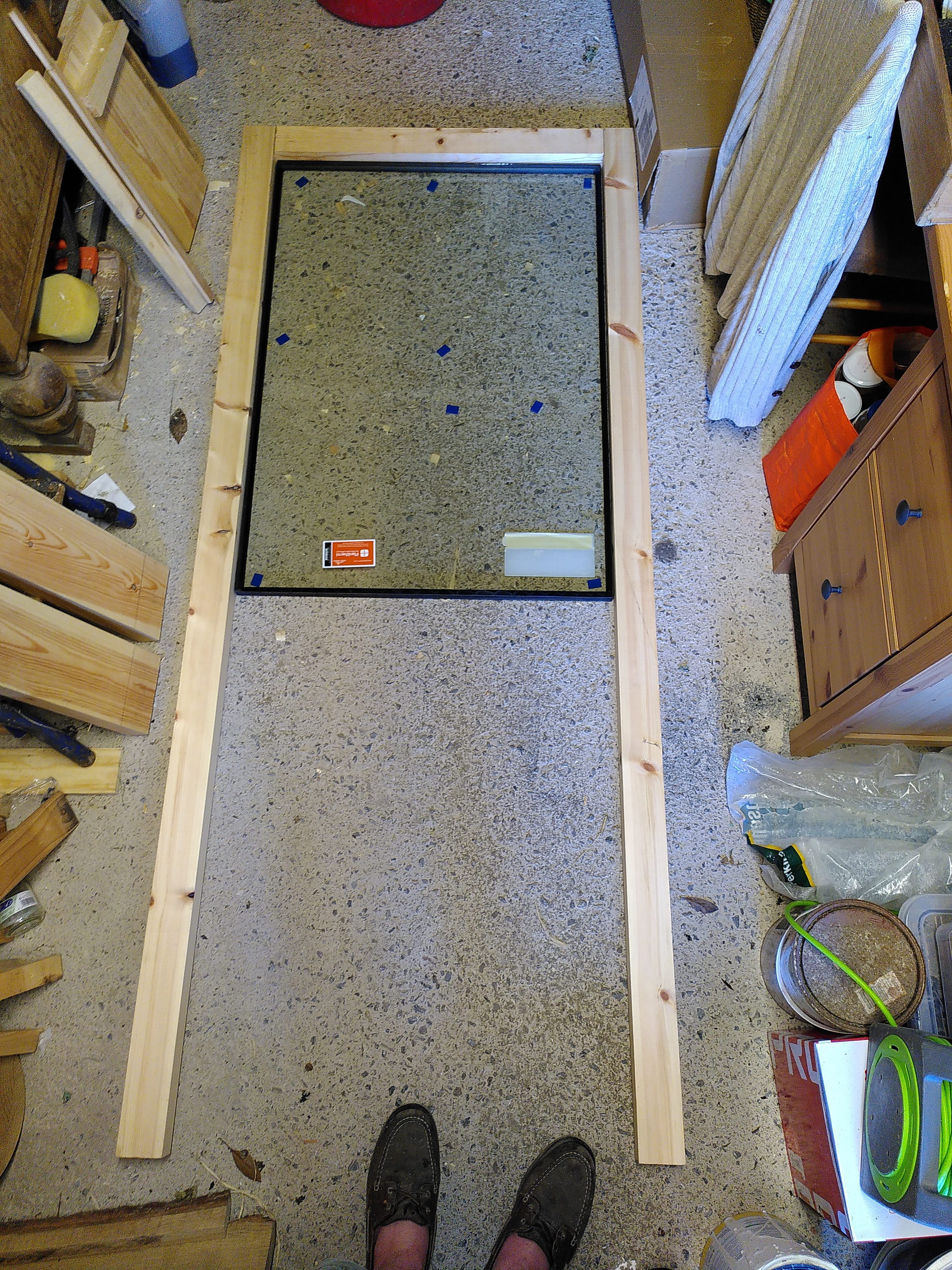 Progress: Shop Back Door