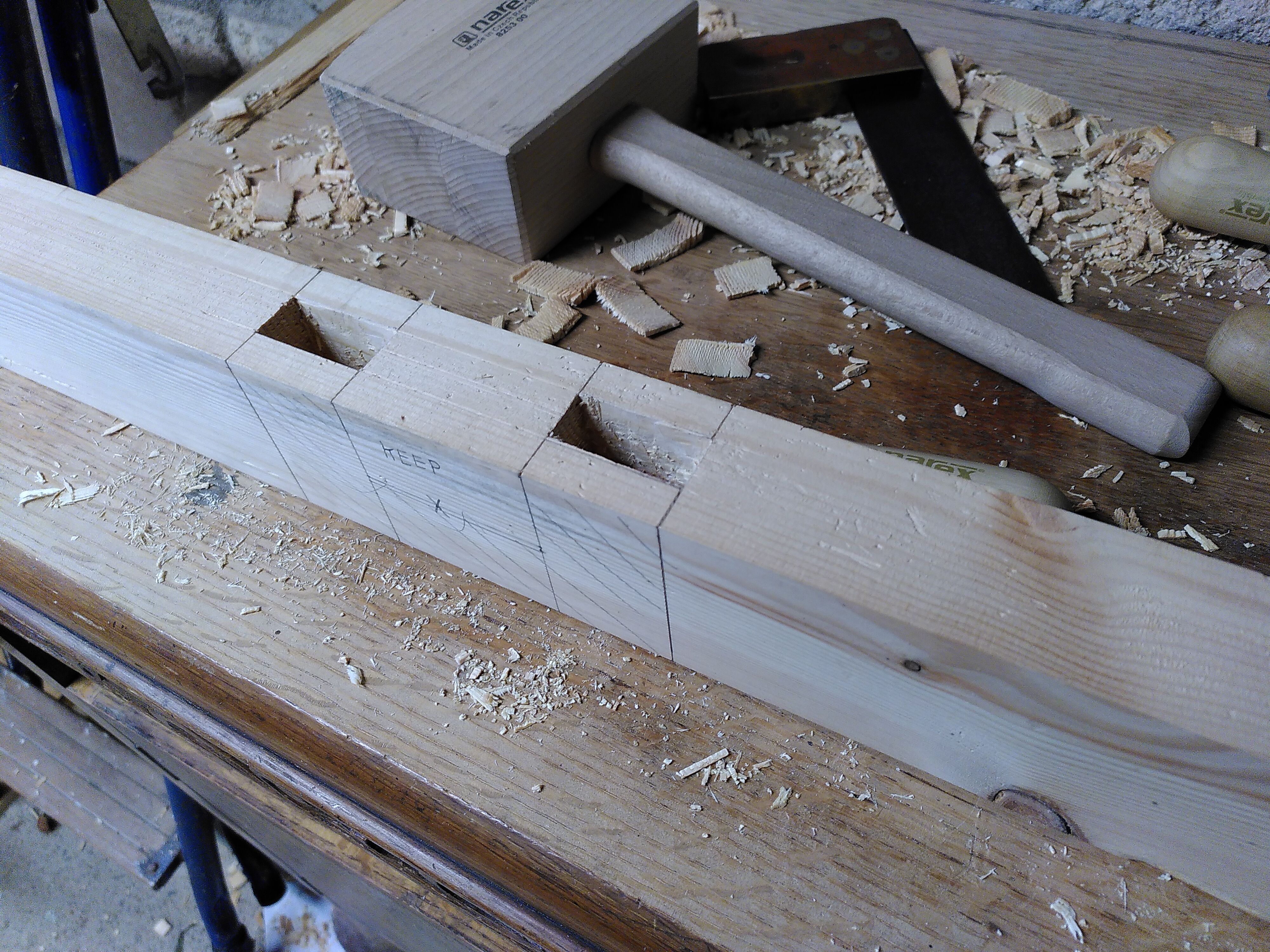 Progress: Shop Back Door