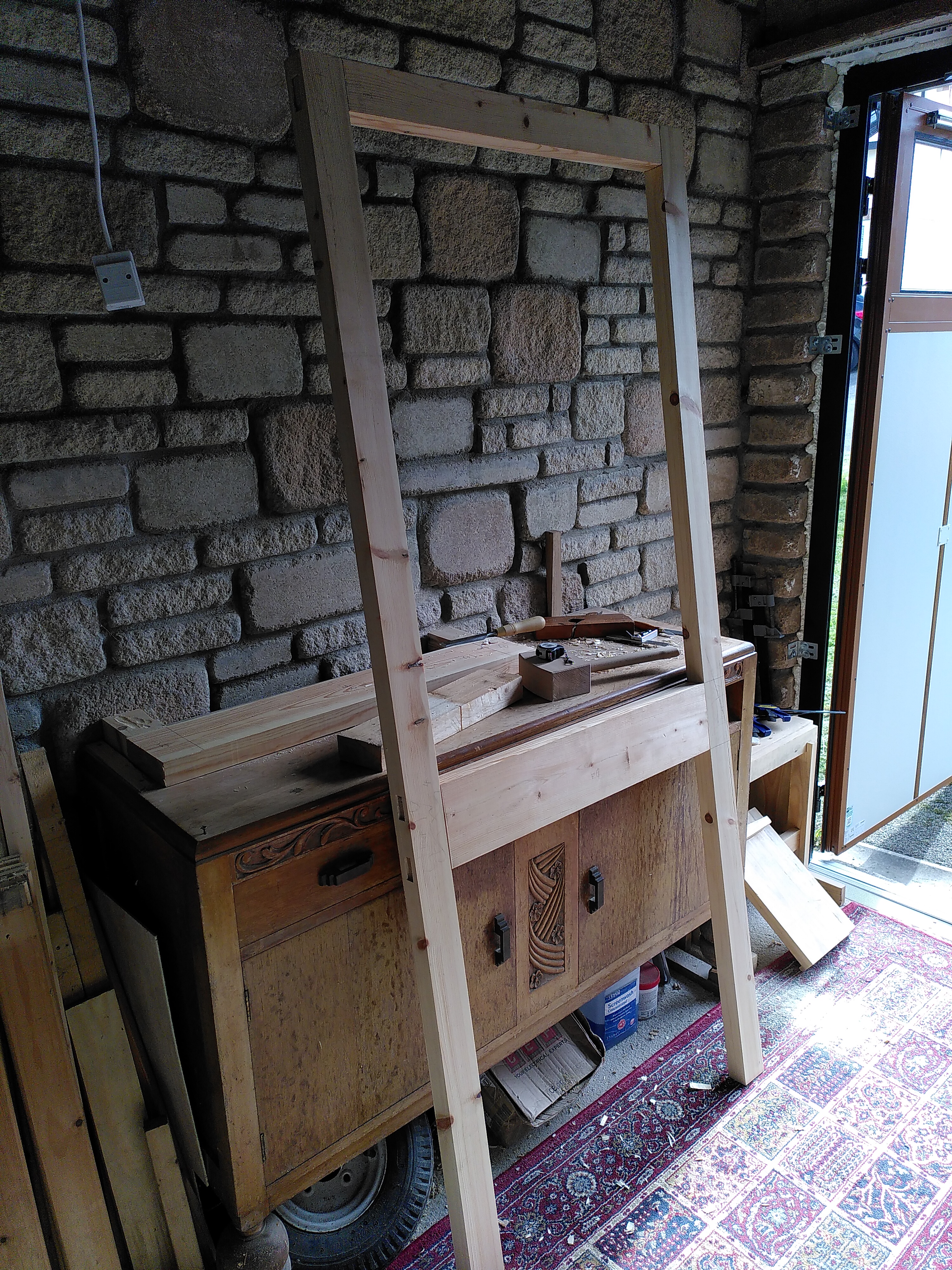 Progress: Shop Back Door