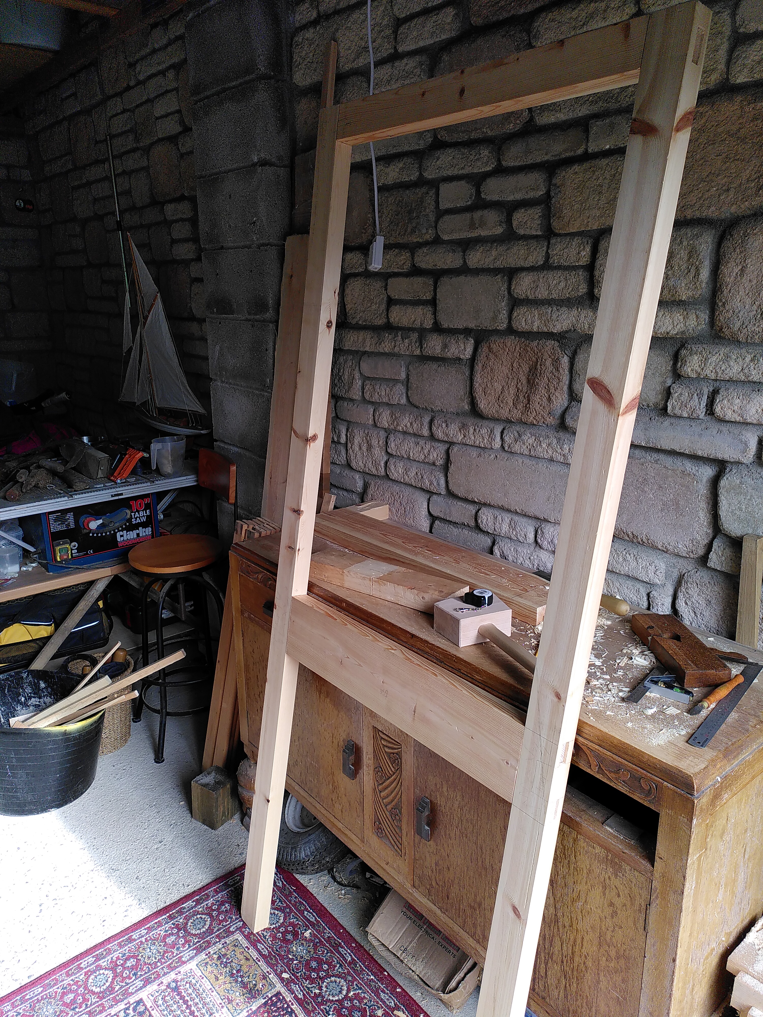 Progress: Shop Back Door