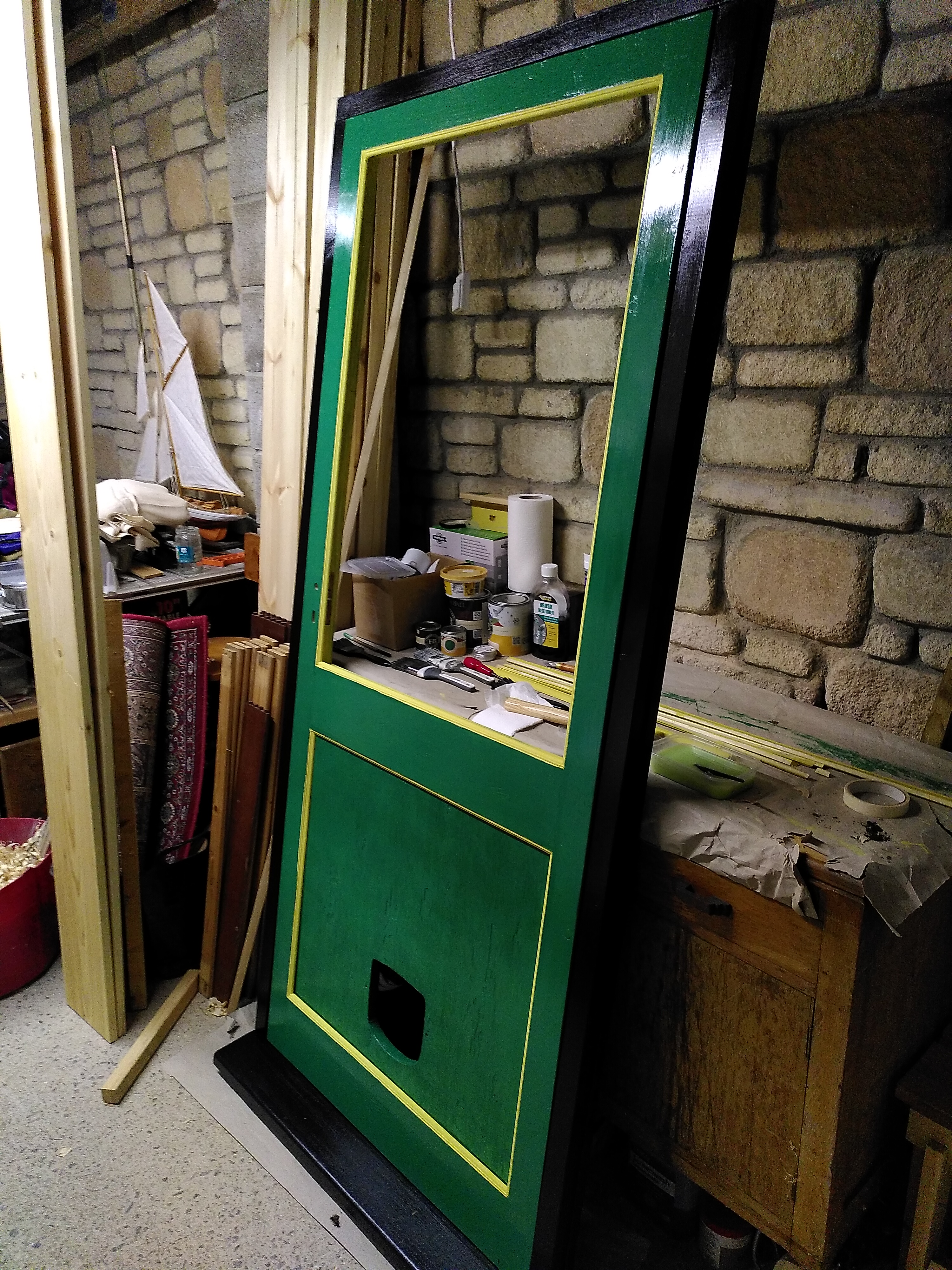 Progress: Shop Back Door